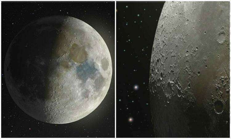 Невероятно детальный снимок Луны, составленный из 100 тысяч фотографий