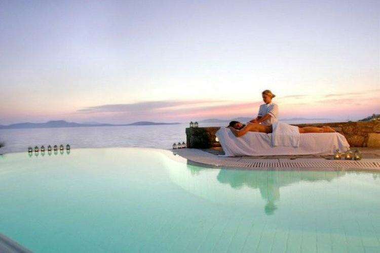 Роскошный отель на острове Миконос в Греции